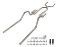 Pypes Performance Exhaust SGB45S Street Pro Series Crossmember-Back H-Pipe for 1965-1970 Chevrolet B-Body with 2.5-Inch Diameter Stainless Steel