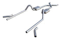 Pypes Performance Exhaust SGC10T Crossmember Back Exhaust System for 1955-1957 Chevy Fullsize Cars with 2.5-Inch Stainless Steel X-Pipe