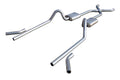 Pypes Performance Exhaust SGC40S Street Pro Series Crossmember-Back H-Pipe for 1955-1957 Chevy Fullsize Cars