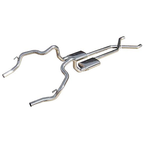 Pypes Performance Exhaust SGF11S Street Pro X-Pipe System for 1970-74 Chevrolet Camaro 2.5-Inch Stainless Steel Header-Back Kit