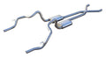 Pypes Performance Exhaust SGF11T Turbo Pro X-Pipe System for GM F-Body 1970-74, Dual Rear Exit, 2.5 Inch Stainless Steel