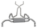 Pypes Performance Exhaust SGF40 Race Pro Series Crossflow Crossmember Back Exhaust Kit for GM F-Body 1967-1974 with 2.5-Inch Stainless H-Pipe
