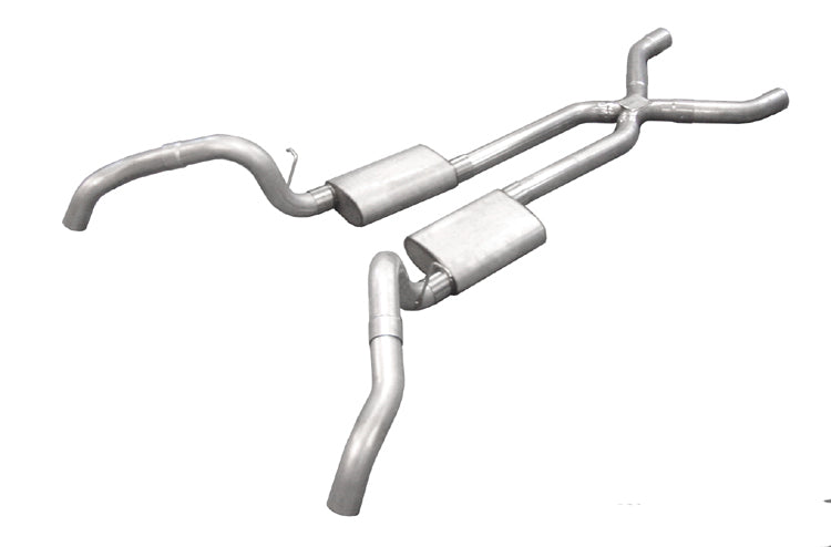 Pypes Performance Exhaust SGF63R 1967-1969 Chevrolet Camaro 3-Inch Header-Back Race Pro Exhaust System with Stainless Steel Tips