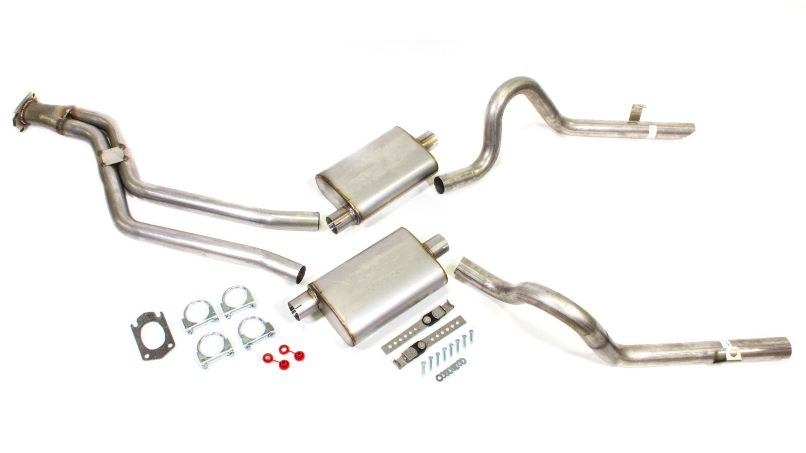 Pypes Performance Exhaust SGG50R Race Pro X-Pipe System for GM G-Body 1978-1988, 2.5 Inch Diameter, Stainless Steel