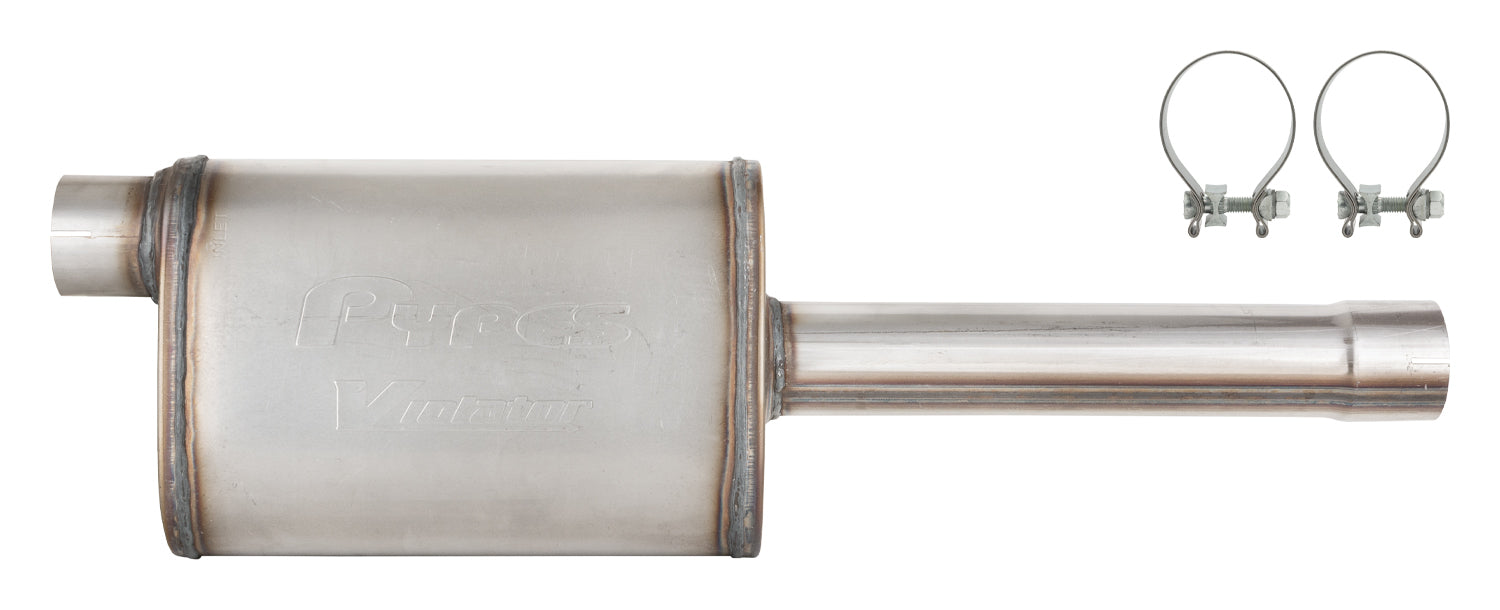 Pypes Performance Exhaust SGT31V Violator Stock Muffler for GM Fullsize Trucks 2019-2025 with 2-3/4 Inch Inlet and Outlet