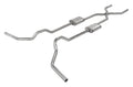 Pypes Performance Exhaust SGT78V Violator Series Crossmember-Back Exhaust System for GM Trucks 1967-1974 with 2.5-Inch Diameter Dual Rear Exit Stainless H-Pipe