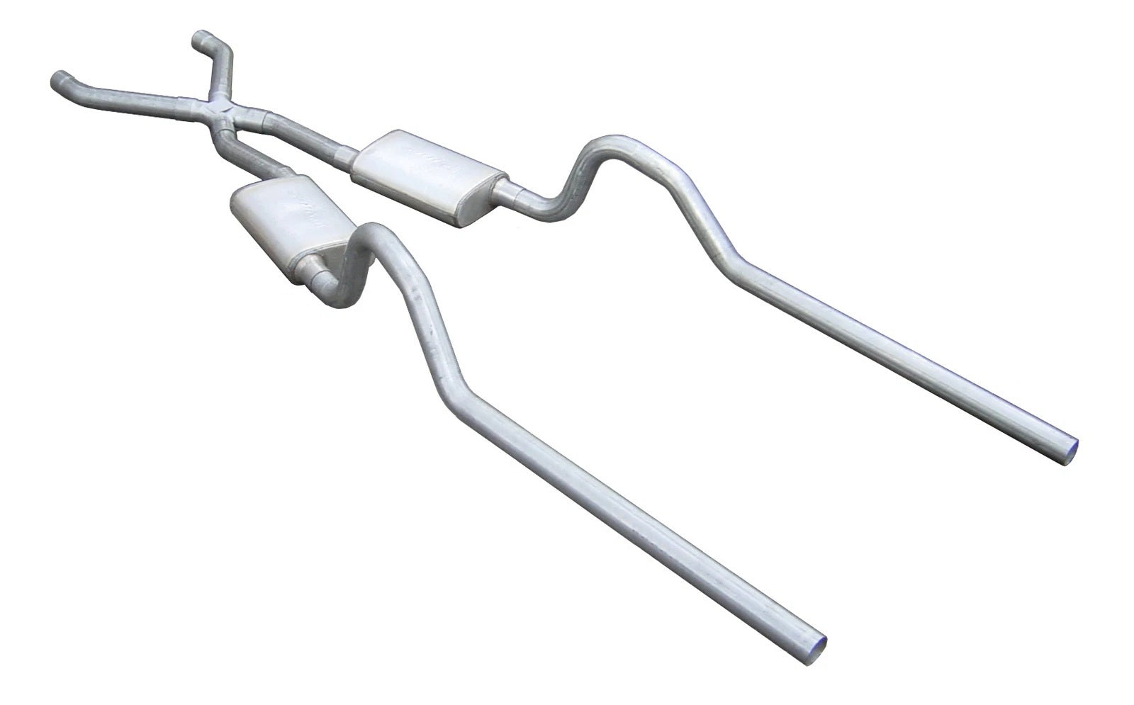 Pypes Performance Exhaust SMB10S33 Header-Back Exhaust System for 1966-1974 Dodge B-Body with 2.5 Inch Diameter and Stainless Steel Finish
