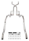 Pypes Performance Exhaust SMB13S Crossmember Back Exhaust for Mopar B-Body 1966-1974, 3 Inch Diameter Stainless Steel