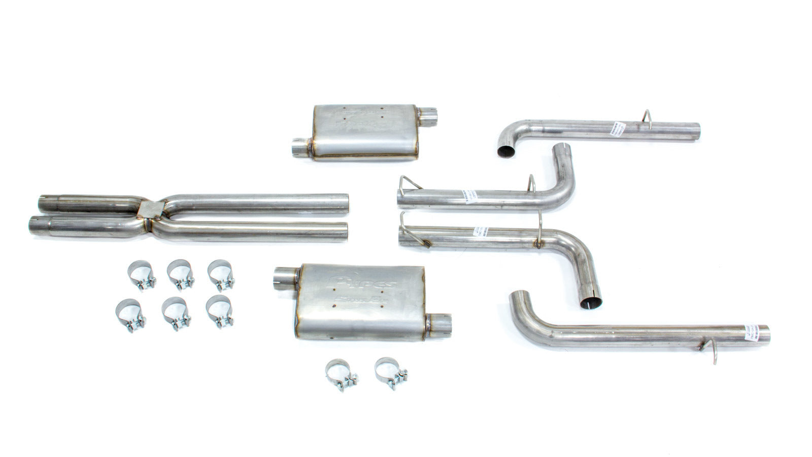 Pypes Performance Exhaust SMC26S Street Pro X-Pipe Cat-Back Exhaust System for Dodge Charger V6 2011-2014