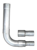 Pypes Performance Exhaust STD006 Single Stack Pipe Kit, 5 Inch Diameter, Stainless Steel, Universal Fit