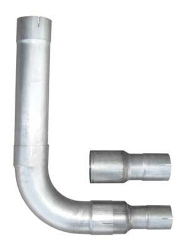 Pypes Performance Exhaust STD006 Single Stack Pipe Kit, 5 Inch Diameter, Stainless Steel, Universal Fit