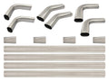 Pypes Performance Exhaust SVV43 3 Inch Oval Tubing Builders Kit with 45 and 90 Degree Elbows, 3 Inch Collectors, and 48 Inch Extensions