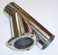 Pypes Performance Exhaust YVX13S 3-Inch Stainless Steel Exhaust Cut-Out with Manual Clamp-On Operation