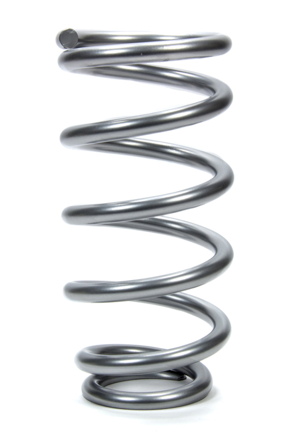 QA1 10HTSP450 Coil Spring for Coil-Over Suspension, 3.5 Inch Upper ID, 2.5 Inch Lower ID, 10 Inch Length, 450 lb/in Spring Rate, Silver Powder Coat