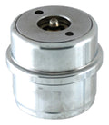 QA1 1210-509 Steel Press-In Ball Joint Housing for Lower Suspension, Zinc Oxide Finish