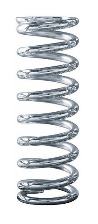 QA1 Coilover Spring 12 Inch Length 2.5 Inch Inner Diameter 225 lb/in Steel Chrome