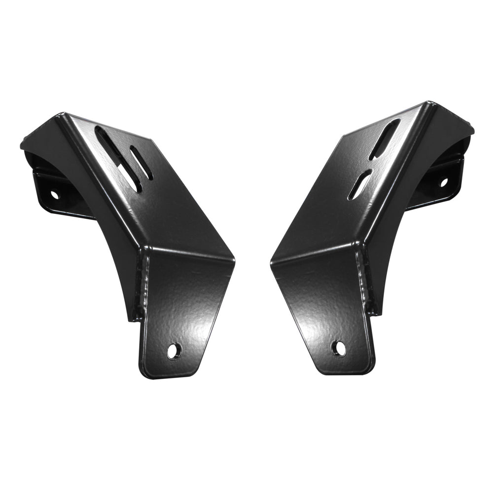 QA1 Engine Mount Kit for 5.0L Mustang with Steel Bolt-On Design and Black Powder Coat Finish