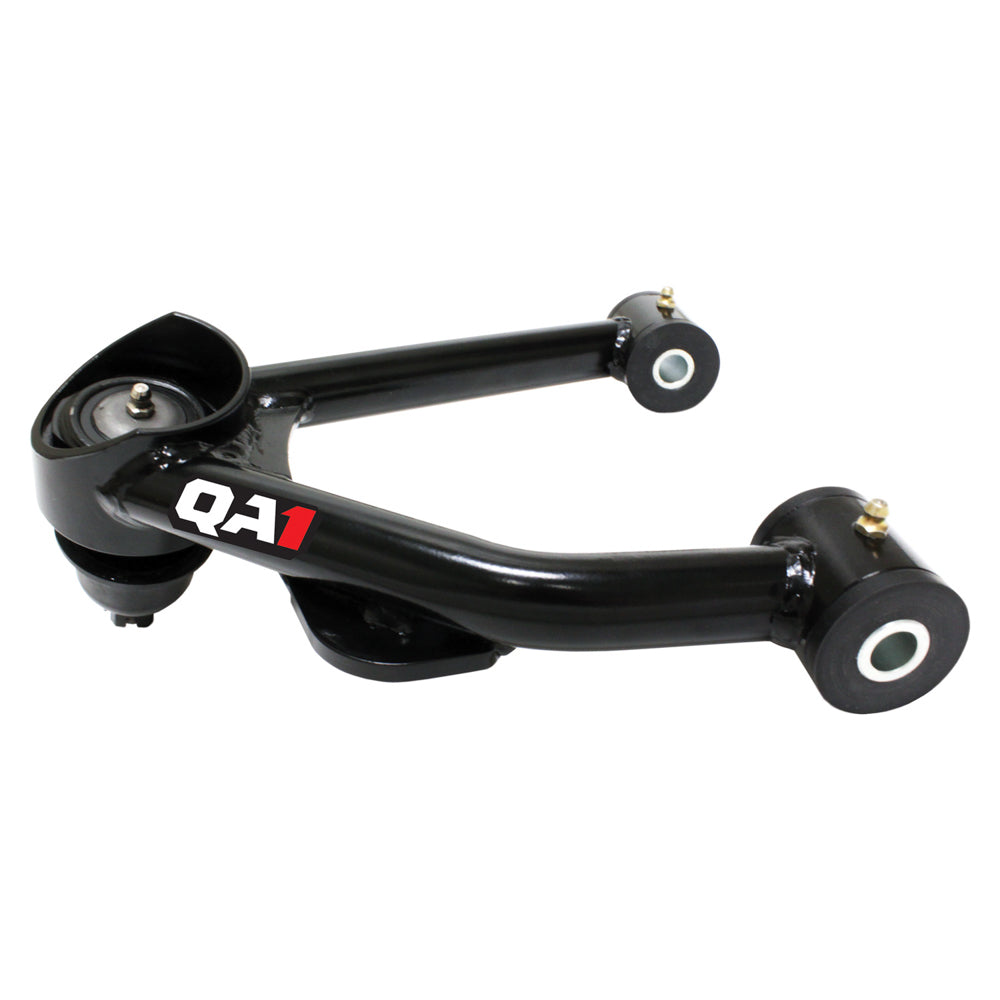 QA1 Upper Control Arm for Mopar A-Body with Steel Tubular Design and Black Powder Coat Finish