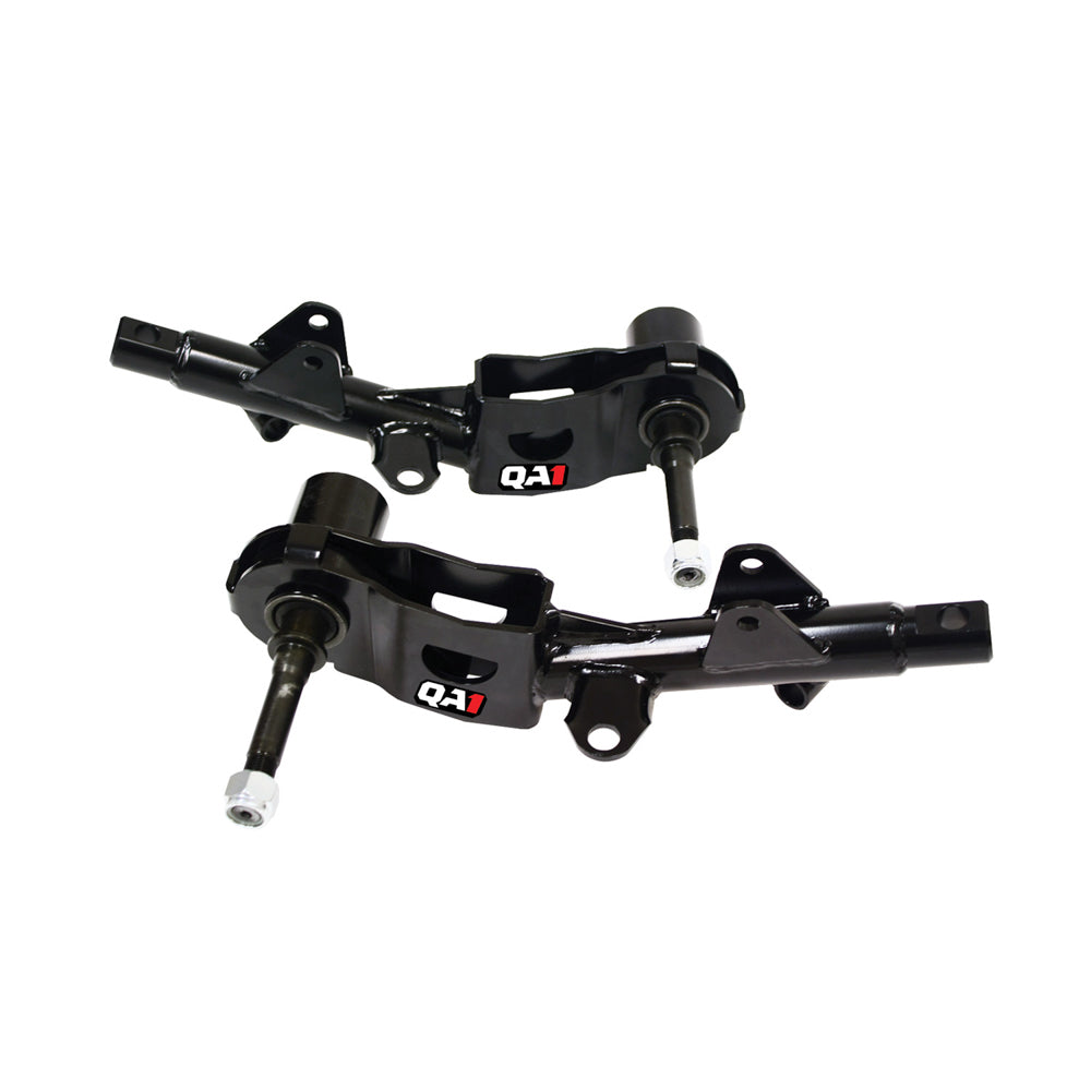 QA1 52307 Lower Control Arms for Mopar A-Body Vehicles, Tubular Steel with Black Powder Coat Finish