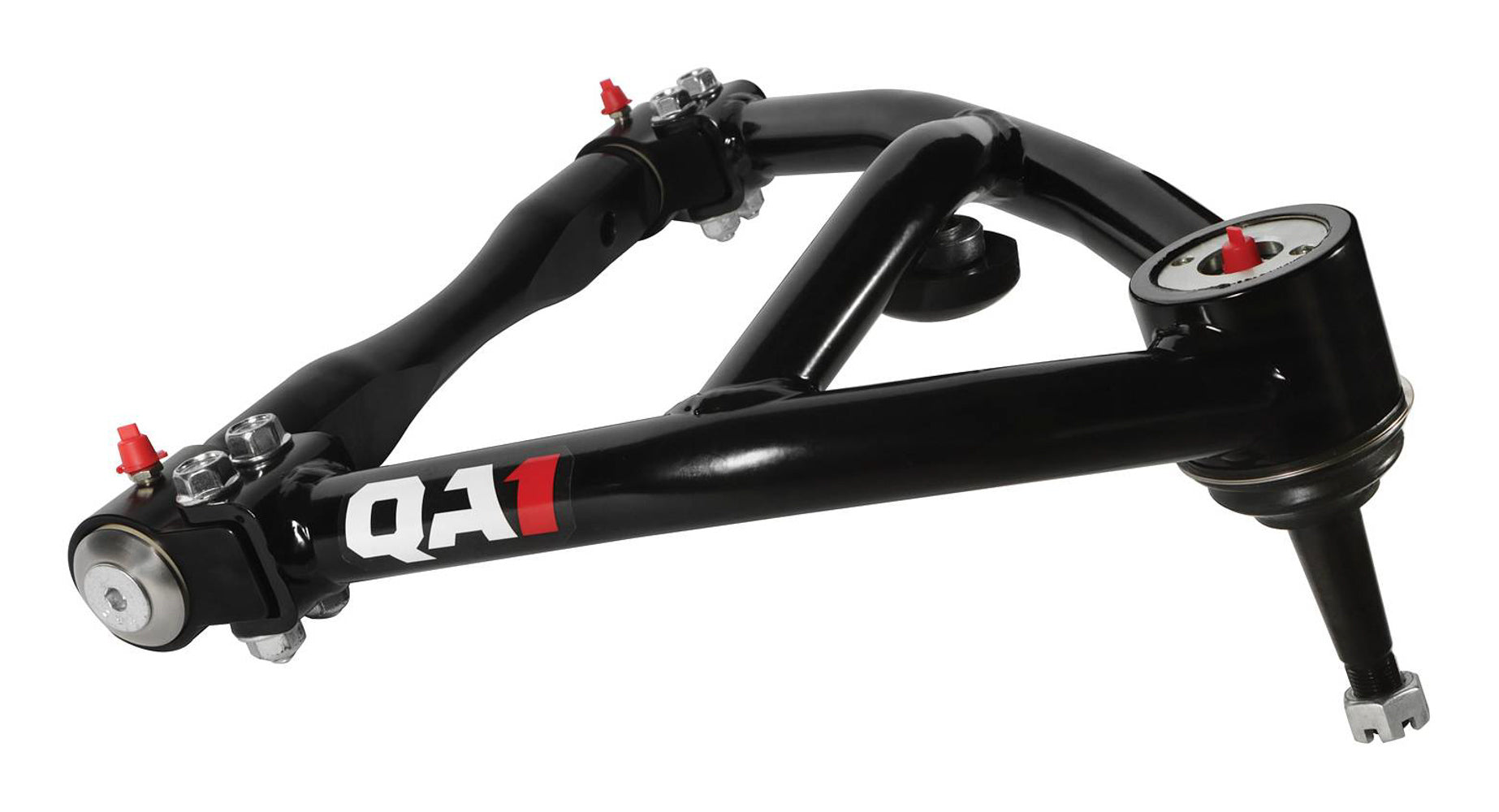 QA1 Control Arm Kit Front Upper for 1964-1972 GM A-Body with Tubular Steel Construction and Black Powder Coat Finish