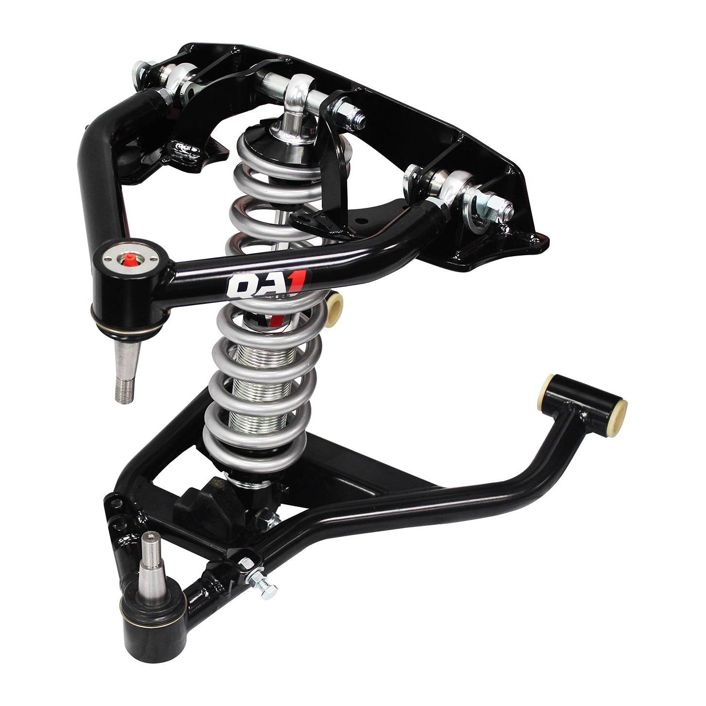 QA1 52613-D600 Coilover Conversion Kit for Chevy C1500 1988-1998 with 600 lb/in Spring Rate, Steel, Black Finish