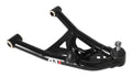 QA1 Control Arm Kit Front Lower for GM A-Body 1964-1972, Tubular Steel, Black Powder Coat