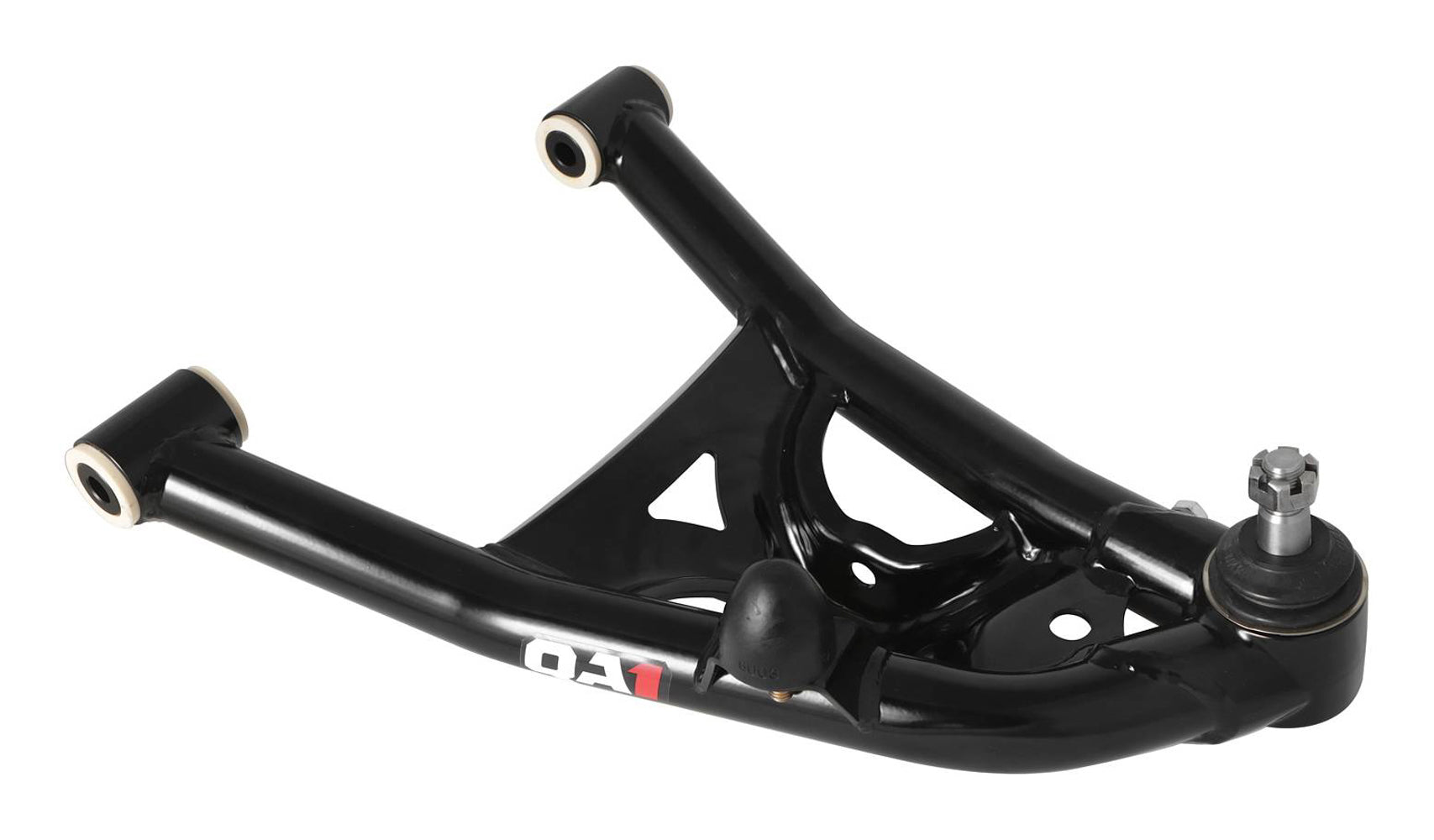 QA1 Control Arm Kit Front Lower for GM A-Body 1964-1972, Tubular Steel, Black Powder Coat