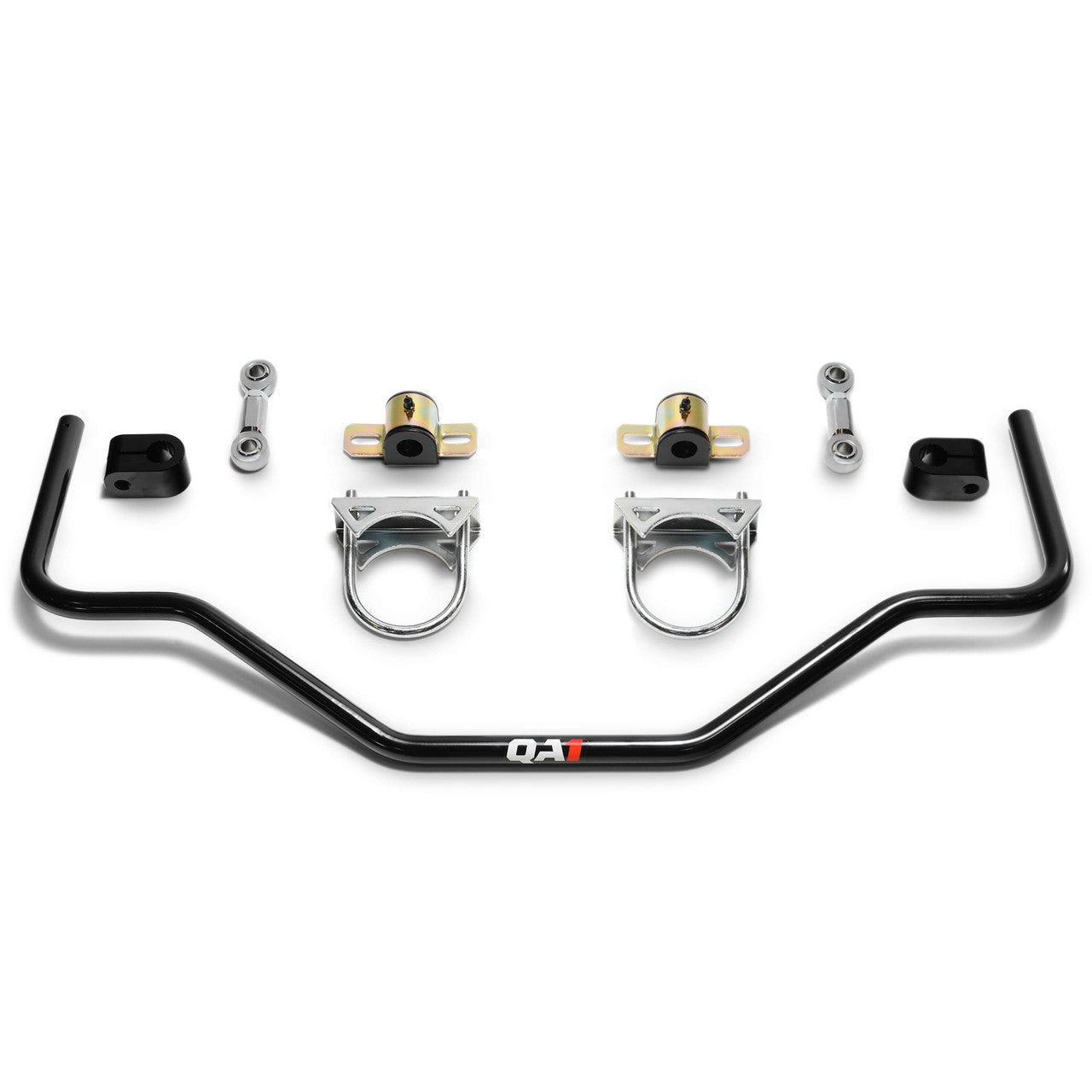 QA1 QA152829 Rear Sway Bar for GM X-Body 1968-1972 with 0.875 Inch Diameter, Adjustable, Black Powder Coat Finish