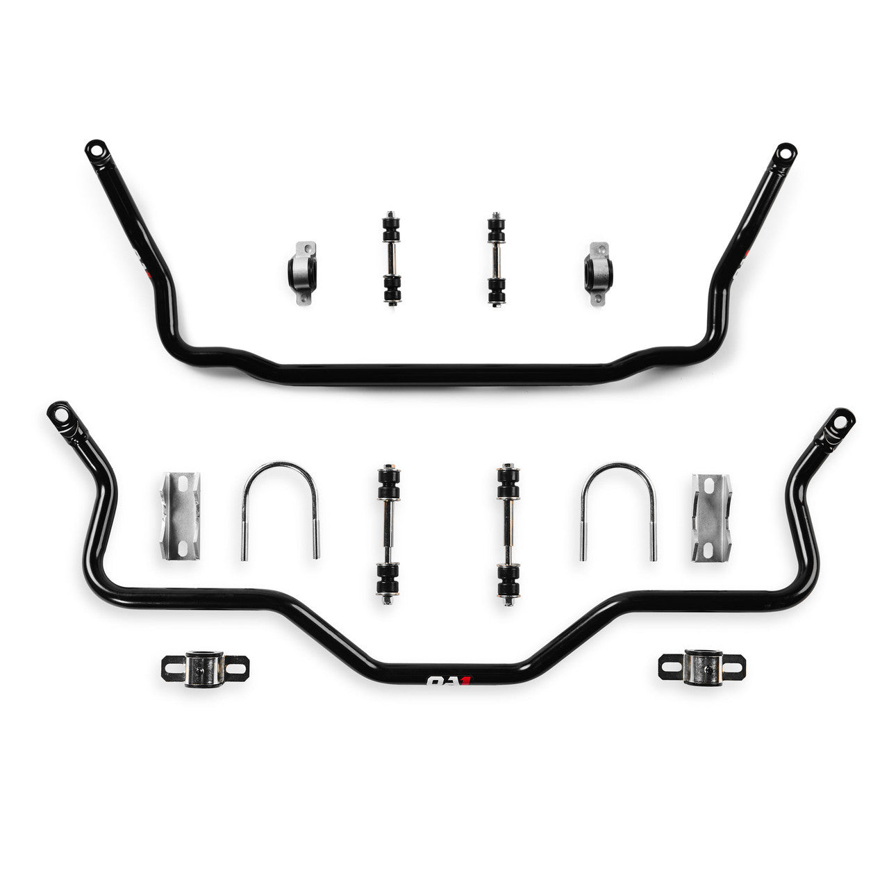 QA1 Sway Bar Kit for Front and Rear GM F-Body 1982-1992 with 1.25 Inch Front Diameter and 0.875 Inch Rear Diameter