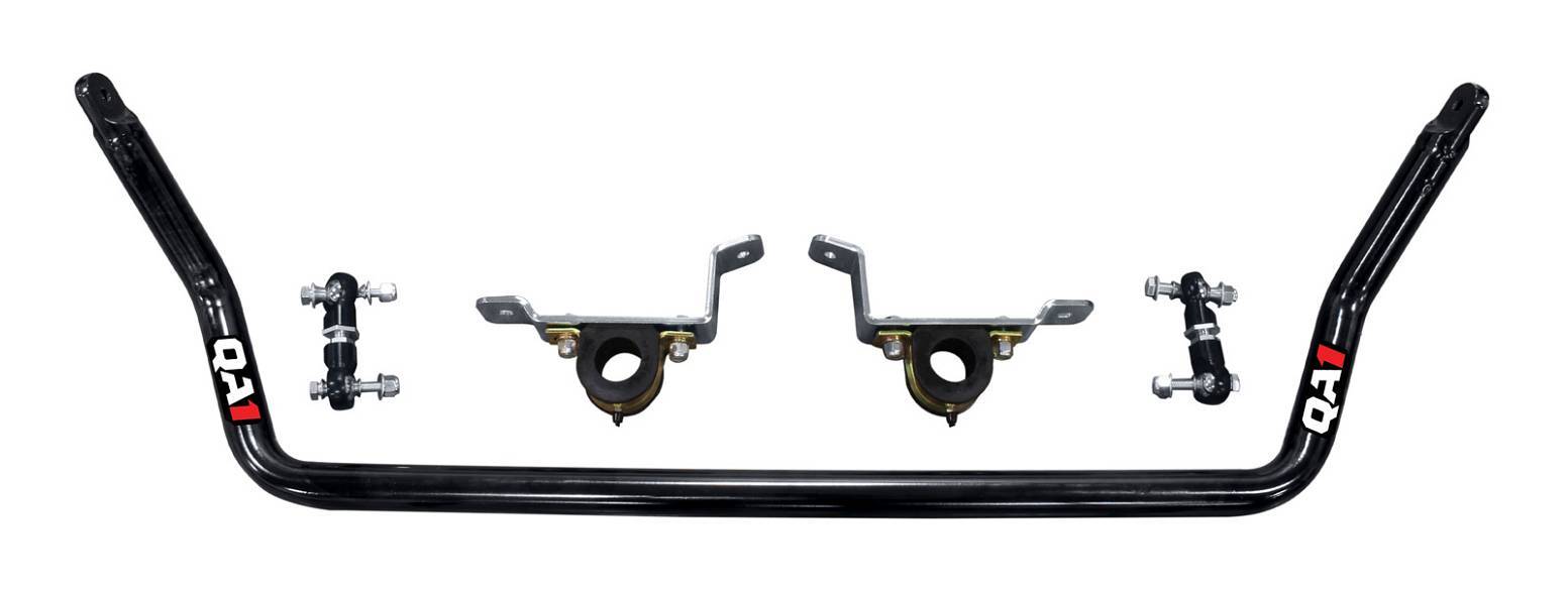 QA1 Sway Bar Kit Front 63-87 C10 with 1-3/8 Inch Diameter, Chromoly Construction and Greasable Polyurethane Bushings