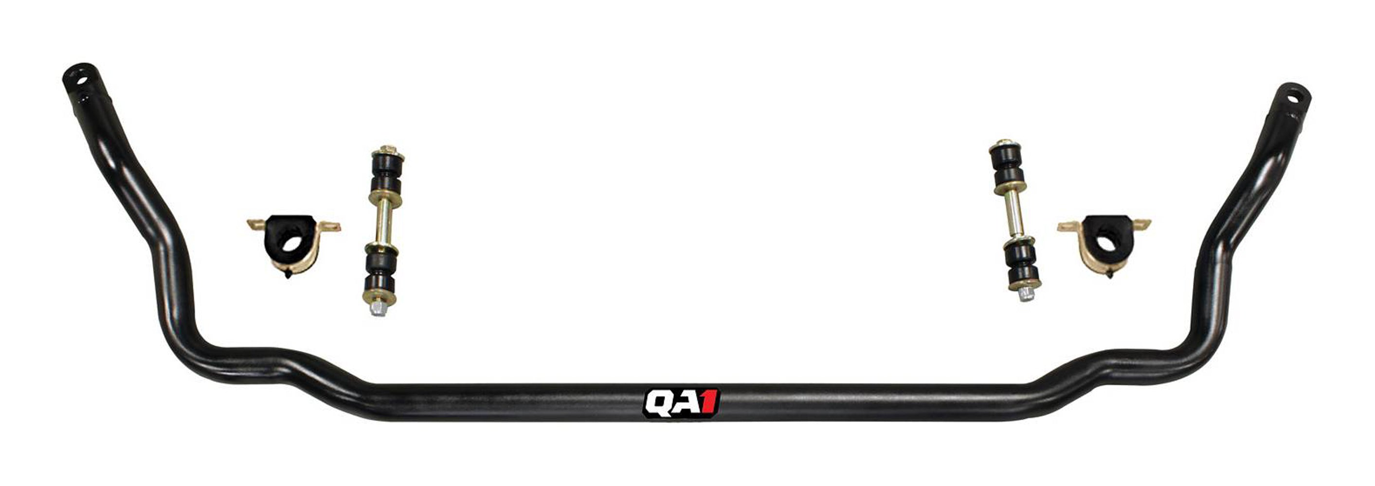 QA1 Sway Bar Kit 52893 for GM A-Body 1973-1977, F-Body 1970-1981, X-Body 1975-1979, 1.375-inch Diameter, Steel with Black Powder Coat Finish
