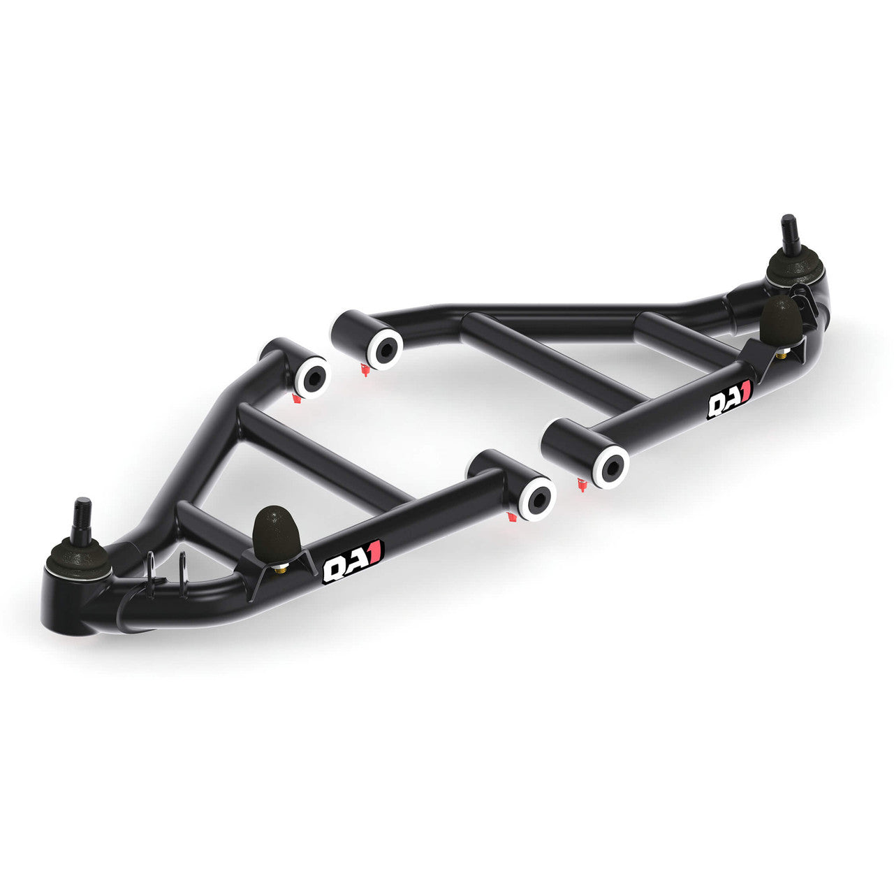 QA1 52925 Control Arm Kit Lower for Gen 3 Camaro with Steel Tubular Construction and Black Powder Coat Finish