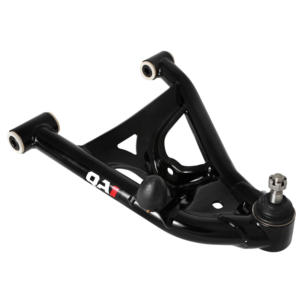 QA1 QA152964 Control Arm Kit Front Lower for GM G-Body 1978-1988 with Tubular Steel Construction and Black Powder Coat Finish