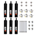 QA1 5Q7-DRY-6PK Shock Builder Kit for Twin Tube Applications, 7 Inch Travel, Black Zinc Finish