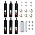 QA1 5Q93-DRY-6PK Shock Builder Kit for Street Stock Front, Twintube, Rebuildable, 3 Inch Travel, 2.062 Inch OD, Dry Valve, Steel, Black Zinc Oxide Finish