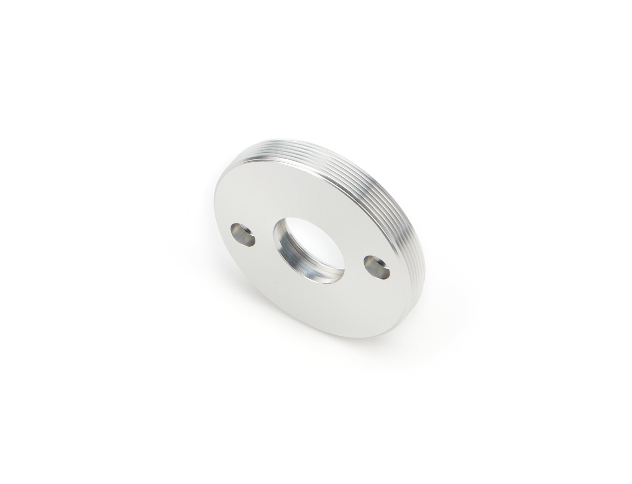 QA1 Nut Shock Closure for M50 x 1.0 Thread, Aluminum, Natural Finish