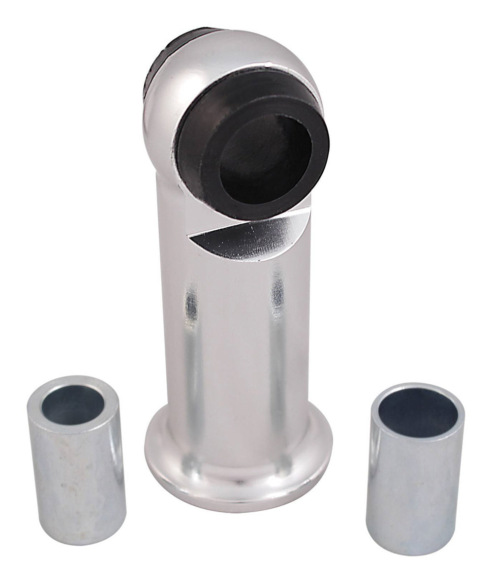 QA1 Shock End with Bushed Eyelet, 2 Inch Extended Length, Aluminum, Right-Hand Thread, Part Number 9036-203