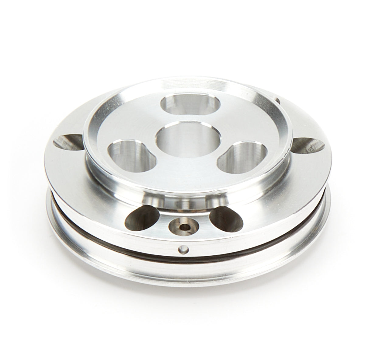 QA1 9057-313 Shock Piston for Monotube Shock Absorbers, 46mm Diameter, Aluminum, Clear Anodized Finish