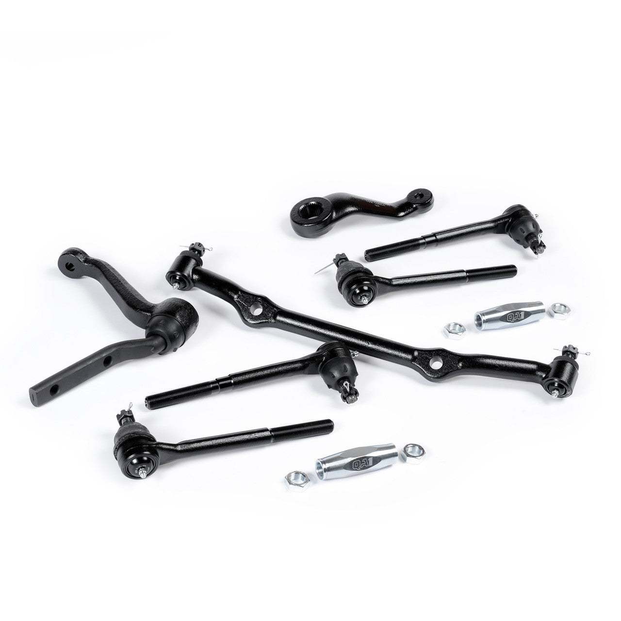 QA1 9065-113 Steering Rebuild Kit for GM S10 2WD, Center Link, Idler Arm, Pitman Arm, Tie Rod Ends and Sleeves
