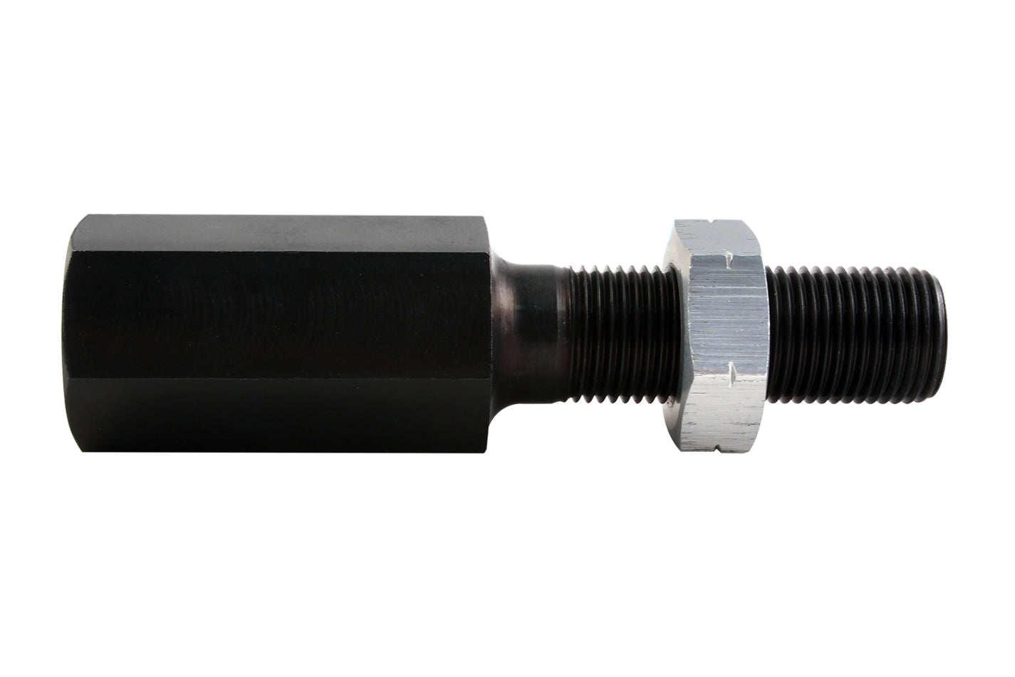 QA1 Linkage Adjuster AA10-10 with 5/8-18 Left Hand Male and 5/8-18 Right Hand Female Threads, Aluminum, Black Anodized Finish