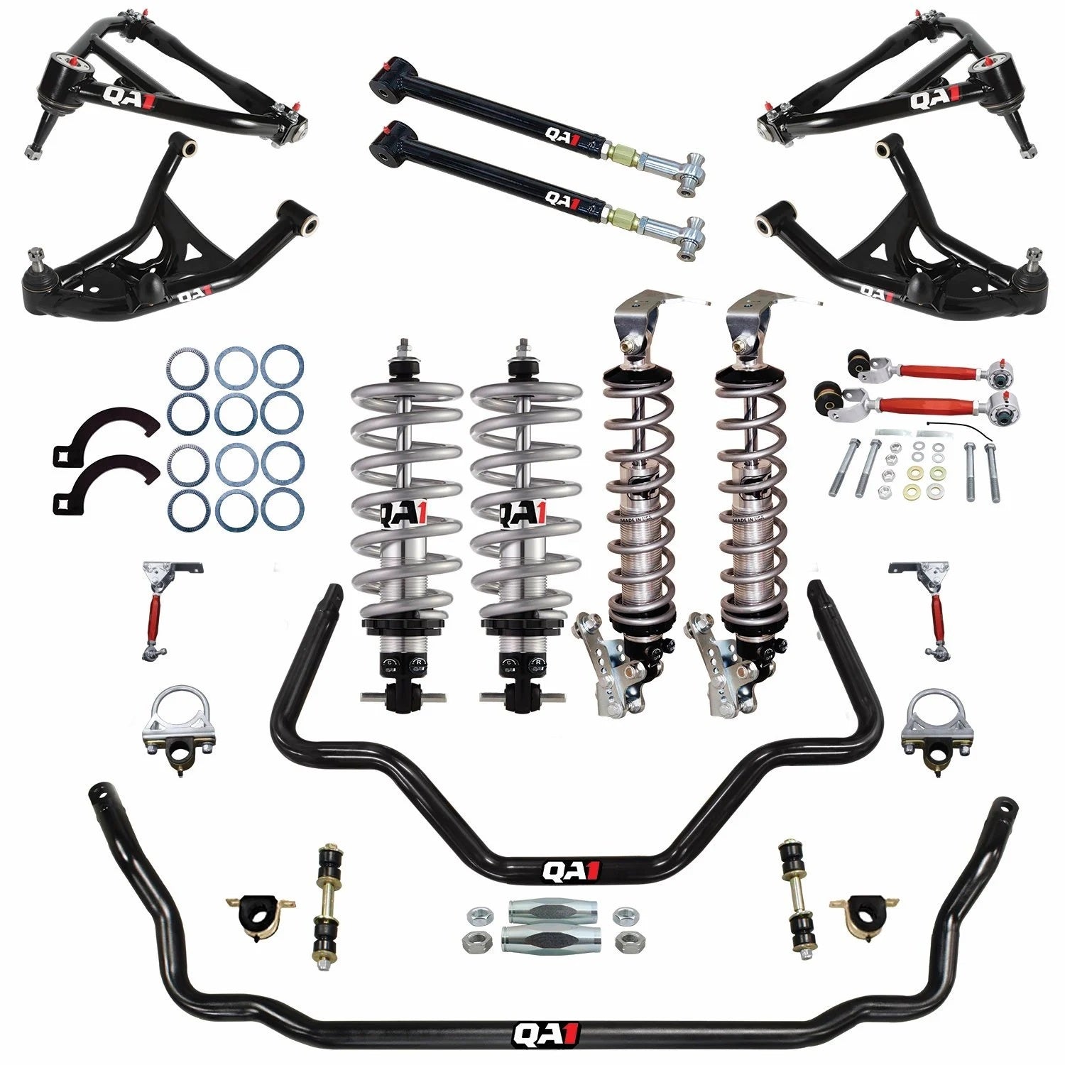QA1 BW02-GMB4 Suspension Handling Kit for GM B-Body 1971-1976 with Coil-Over System and Control Arms