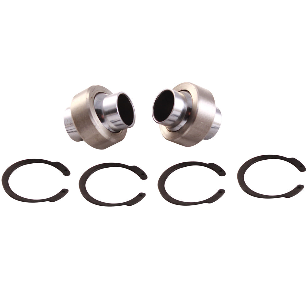 QA1 COM8T-102PK Spherical Bearing Kit with PTFE Lined Surfaces, 1 Inch Diameter, Steel Construction, Pair