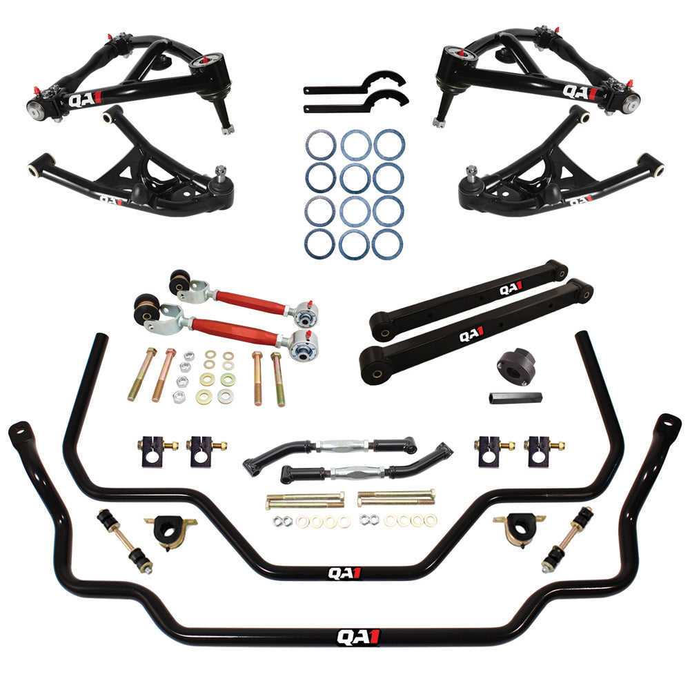 QA1 HK32-GMA2 Suspension Handling Kit Level 2 for GM A-Body 1968-1972 with Bearings, Control Arms, Sway Bars, and Tie Rod Sleeves