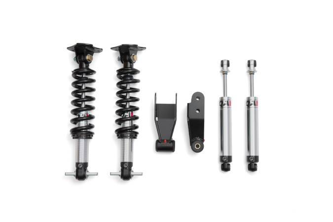 QA1 LK01-GMT01 Suspension Kit for Chevrolet Silverado 2007-2018, 2WD, 3 Inch Front and Rear Drop, Single Adjustable Shocks