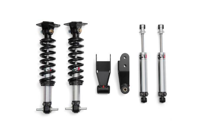 QA1 LK02-GMT02 Suspension Kit for Chevrolet Silverado 2007-2018 4WD, 3 Inch Front and Rear Drop, Double Adjustable Shocks and Struts