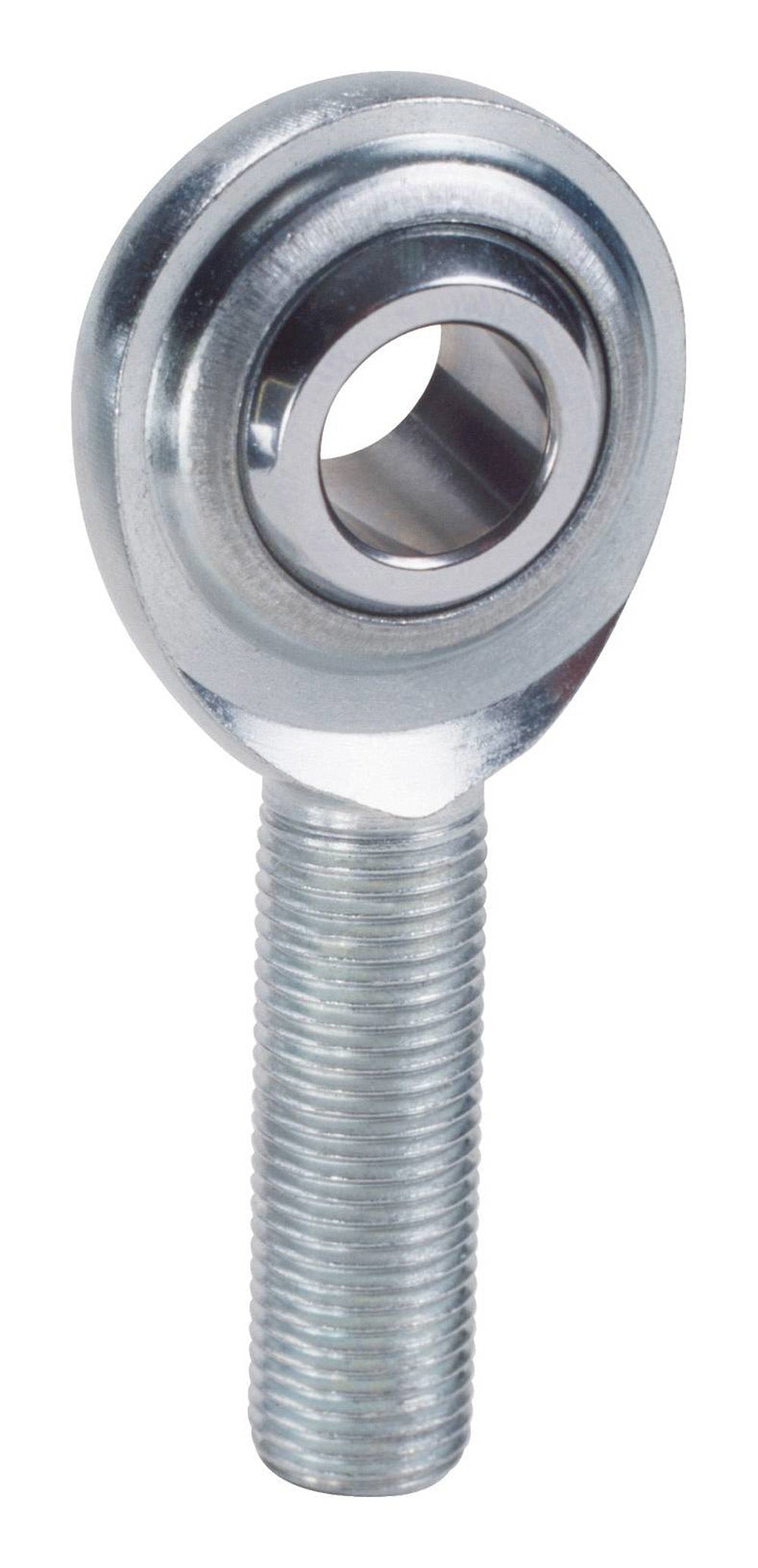 QA1 MCMR14 Rod End, 14 mm Bore, Spherical, Steel Ball, Zinc Oxide Finish, Right Hand Male Thread