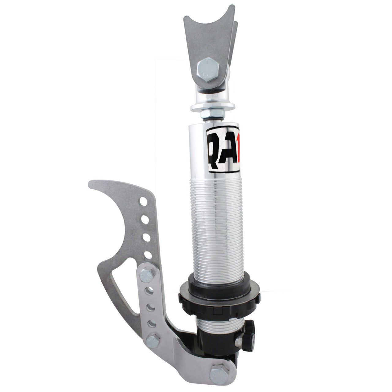 QA1 MT100K Shock Mount for 3-inch Axle Weld-In, Rear Position, Steel Construction, Natural Finish, Pair