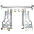 QA1 R070-000 4-Link Suspension Handling Kit with Brackets, Crossmember, Hardware, and Trailing Arms