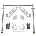 QA1 R073-000 Rear 4-Link Triangulated Suspension Handling Kit with Brackets, Crossmember, Hardware, and Trailing Arms