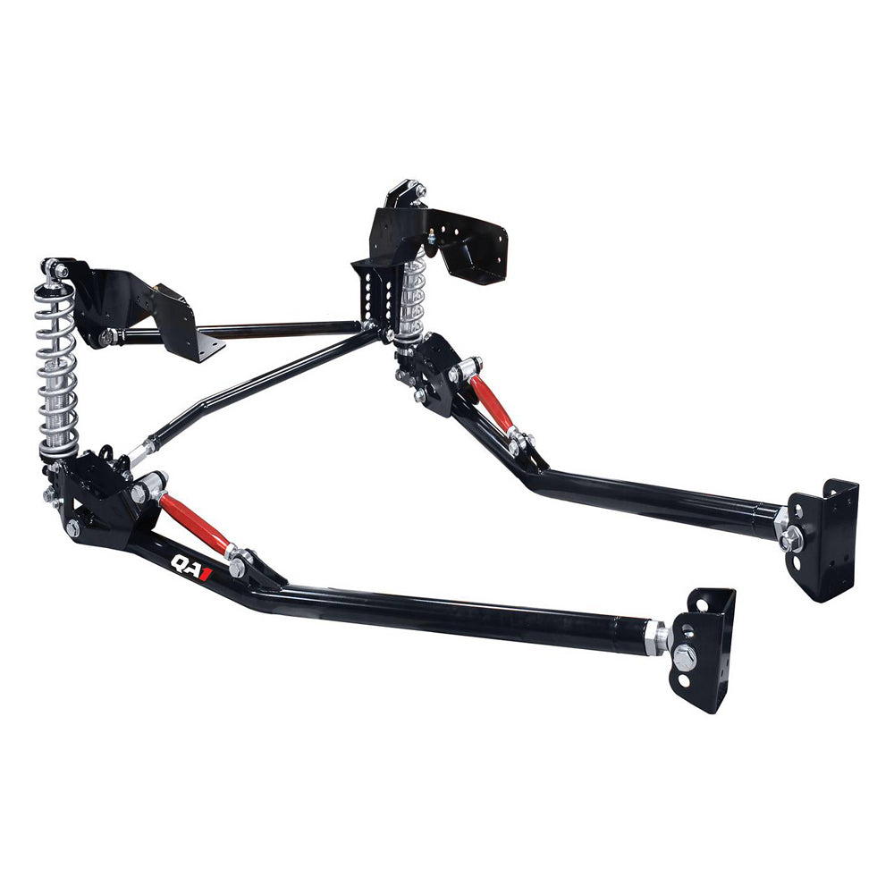 QA1 R110-200 Rear Suspension Kit for C10 Trucks with 6 Inch C-Notch, Steel, Black Powder Coat